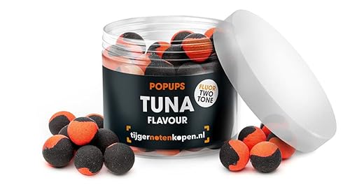 Tigernuessekaufen.de Tuna Pop-ups Rot Schwarz Karpfen Futter