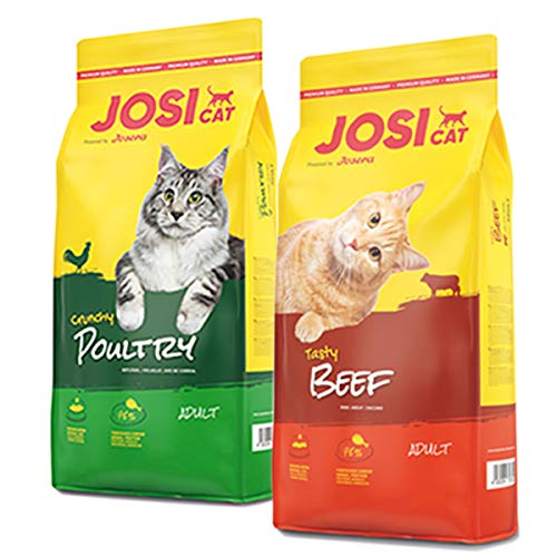 Josera 1 x 10 kg JosiCat Tasty Beef 1 x 10 kg JosiCat Crunchy Poultry