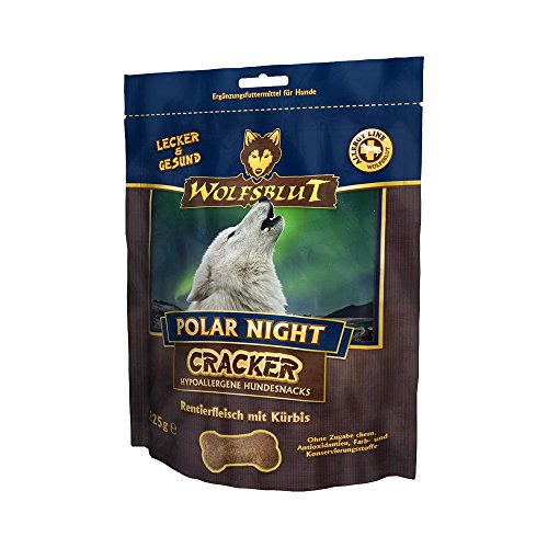 Wolfsblut - Polar Night Cracker - 225 g - Rentier - Snack - Hundefutter - Getreidefrei
