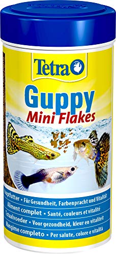  Guppy Mini Flakes   ausgewogenes nährstoffreiches Flockenfutter für Guppies 250 ml