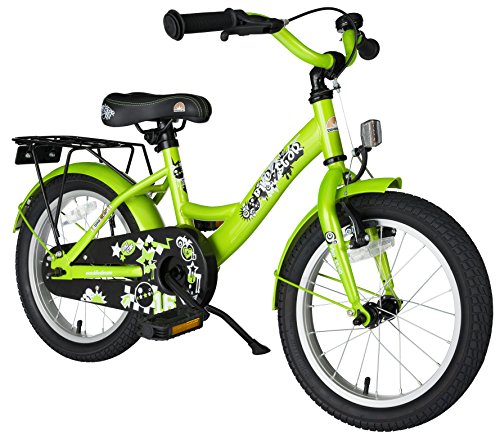 BIKESTAR Kinderfahrrad fÃ¼r MÃ¤dchen und Jungen ab 4 5 Jahre 16 Zoll Kinderrad Classic Fahrrad fÃ¼r GrÃ¼n Risikofrei Testen