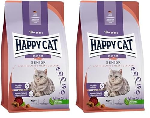  70610   Senior Atlantik Lachs   für Katzensenioren ab dem 8. Lebensjahr   300g Packung mit 2