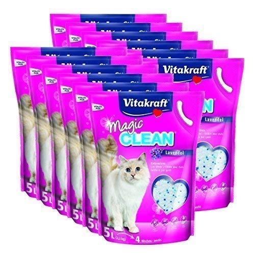 Vitakraft Katzenstreu Magic Clean Lavendel - 12 x 5 Liter