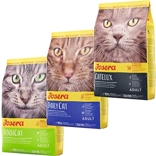 Josera Die Gourmetvariation für die Katze je 2 kg SensiCat DailyCat Catelux