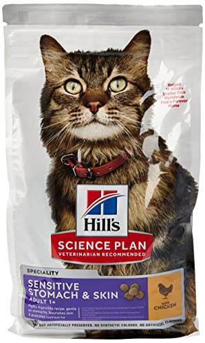 Hills Feline Sensitive Stomach And Skin Katzen Trockenfutter 1 5kg kann variieren