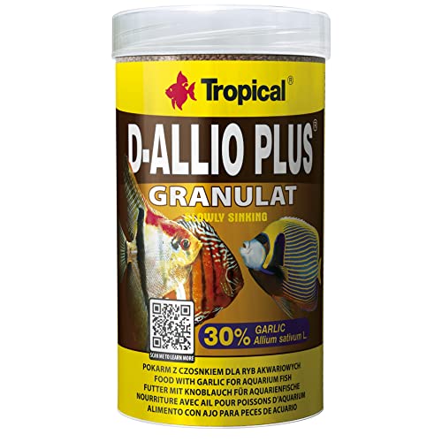 Tropical D-Allio Plus Granulat Futter mit Knoblauch 1er Pack 1 x 250 ml