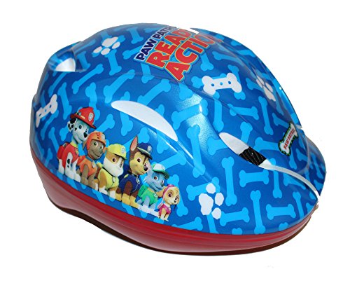 Paw Patrol Fahrradhelm Kinder für Jungen Fahrrad Zubehör Outdoor Spielzeug Gr. 52-56 cm ab 3 Jahre Helm Chase Marshall und Rubble