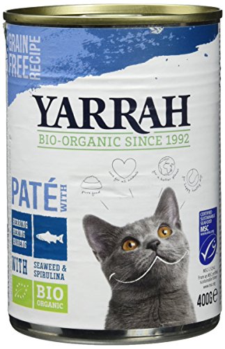 Yarrah Bio Katzenfutter mit Fisch und Spirulina 400g