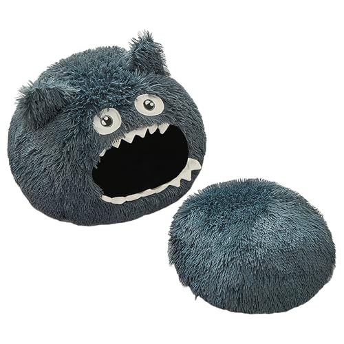 Xijobido Katzen Bett Höhle Für Kleine Katzen Niedliches Warmes Haus Mit Offenem Eingang - Waschbare Haustierhöhle Mit Waschbarem Kissen - Geeignet Für Welpen Kätzchen Kleintiere Innenbereich