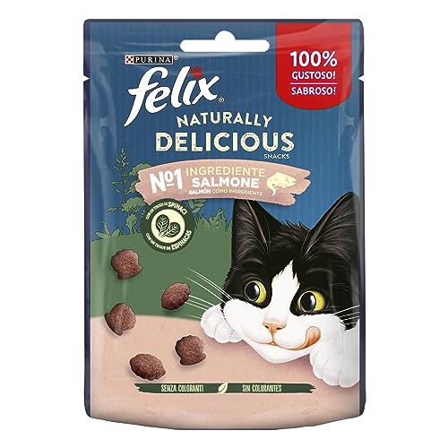 Felix Purina Naturally Delicious Snacks Award für Katzen mit Lachs 50 g