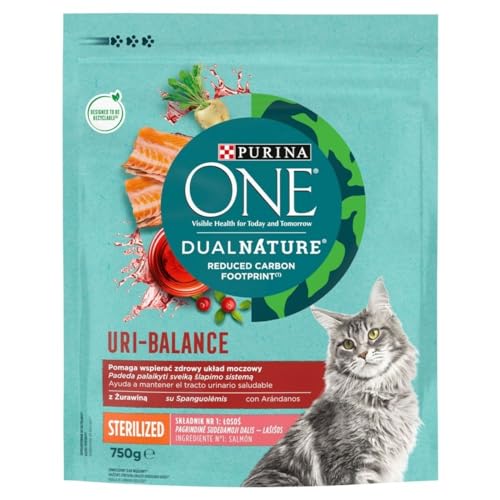 Purina Katzenfutter Dual Nature Uri-Balance Sterilized Erwachsene Lachs 750 g