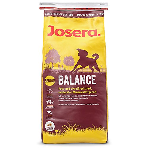 Josera Balance 1 x 900g Hundetrockenfutter fett-und eiweißreduziertes Hundefutter für Senioren glutenfrei Super Premium Trockenfutter für ältere Hunde 1er Pack