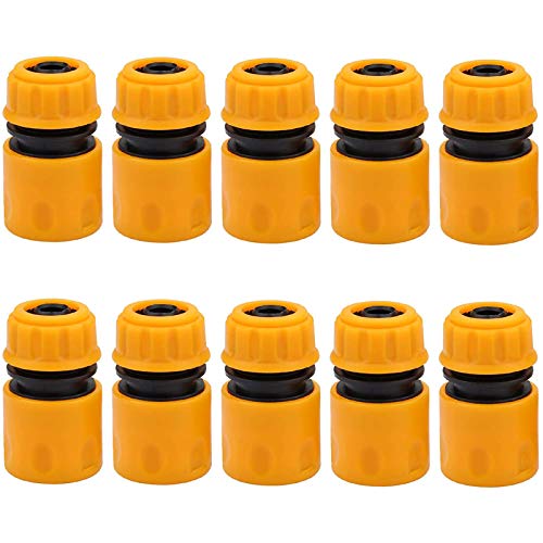 Schlauchverbinder 1 2 Zoll Kunststoff 10 Stück Schlauchanschluss Wasserhahn Gartenschlauch Anschluss Schnellkupplung Druckluft Adapter Wasserhahn Gartenschlauch für Rohr Verbinden Gartengeräte