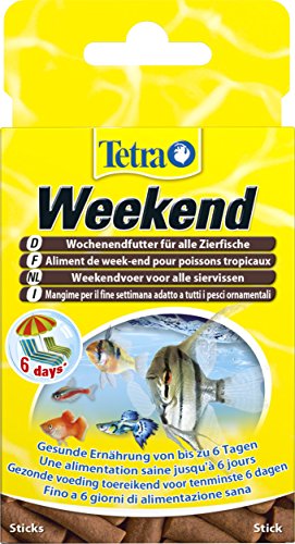 TetraMin Weekend Wochenendfutter - kompakte Futtersticks für die Versorgung aller Zierfische am Wochenende bzw. für bis zu 6 Tagen 20 Stück