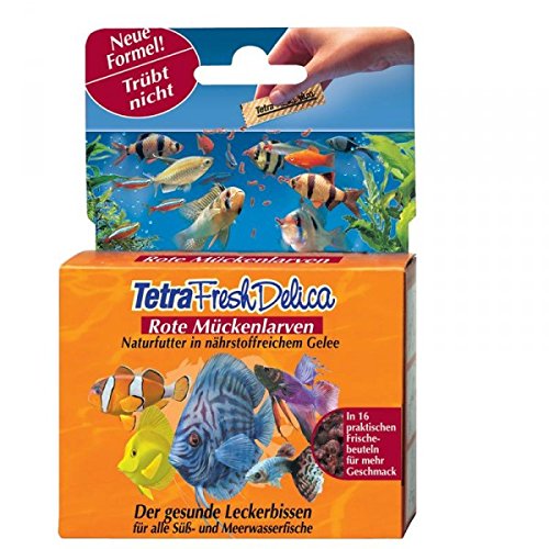 Tetra Delica Fresh Rote Mückenlarven 48g - Fischfutter