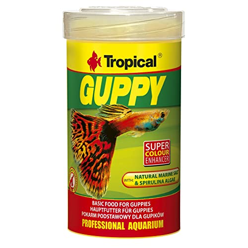 Tropical Guppy Flockenfutter für Guppies und Lebendgebärer 100ml