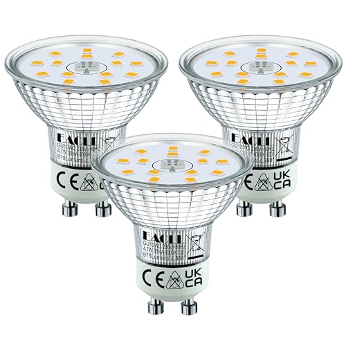 EACLL Klasse B Hocheffiziente GU10 LED Lampen 3er-Pack 915 Lumen 4000K Neutralweiss 4 7W Ersetzt 120W Halogen Leuchtmittel Flimmerfrei Abstrahlwinkel 120 Nicht Dimmbar 50xH53mm Reflektorlampen