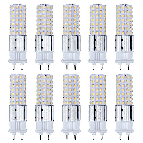 PAZWAHF 10er-Pack LED-Keramik-G12-Glühbirnen G12-Maisbirnen mit Doppelstiftsockel 15 Watt 1500 lm 3000 K 4000 K 6000 K Konstantstrom kein Flackern Nicht dimmbar AC 85 V 265 V