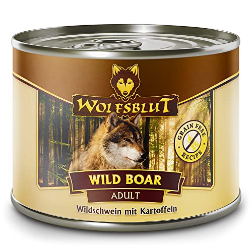 Wolfsblut - Wild Boar - 6 x 200 g - Wildschwein - Nassfutter - Hundefutter - Getreidefrei