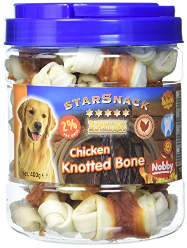 Nobby STARSNACK Barbecue Chicken Knotted Bone Dose 400 g