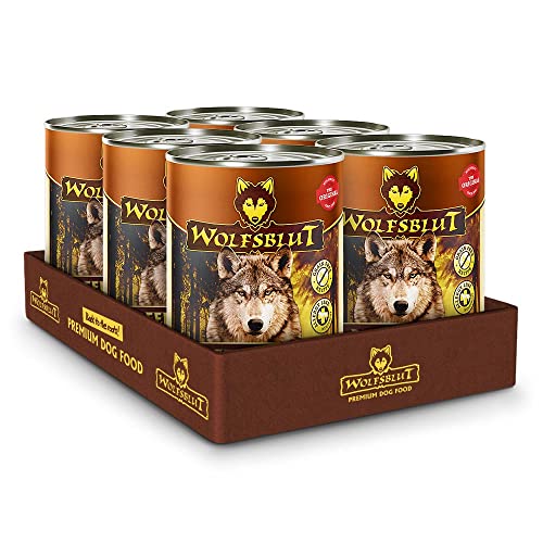 Wolfsblut - Deep Glade - 6 x 395 g - Rothirsch und Wasserbüffel - Nassfutter - Hundefutter - Getreidefrei