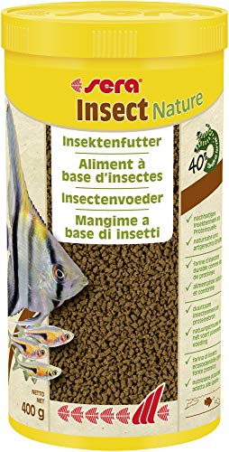 sera Insect Nature 1 5mm 1000ml   100% Protein aus nachhaltiger Quelle   nachhaltiges Insektenmehl als Proteinquelle bzw. fürs Aquarium Granulat ohne Farb  Konservierungsstoffe