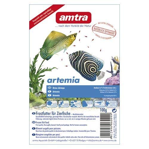 Amtra Artemia Salinenkrebse Blister 10x100g 1kg für Mittelgroße Fische Erwachsene Fischhalter Aquarianer 1 kg