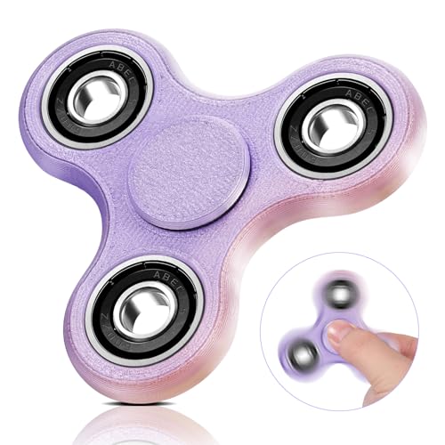 SCIONE 3D Gedruckter Fidget Spinner Sensory Toys für Kinder Erwachsene Stressabbau-Spielzeug bei Angst ADHS für Konzentration Hochgeschwindigkeits Finger Spinner für langanhaltenden