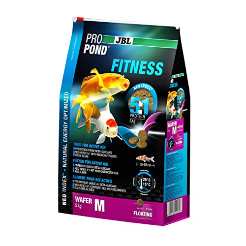JBL für aktive Schwimmende Futterwafer Spezialfutter ProPond Fitness Größe M 5 0