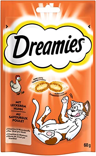 Dreamies Katzensnack Snack mit Huhn 60g