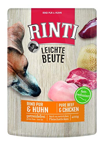 Rinti Leichte Beute Rind Pur Huhn 400g - Sie erhalten 10 Packung en Packungsinhalt 400 g
