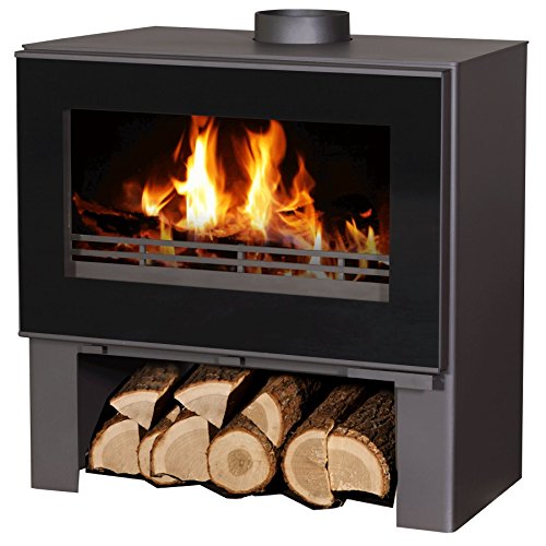 EEK A Design-Kaminofen Victoria Omega mit XXL-Sichtscheibe 8 3kW