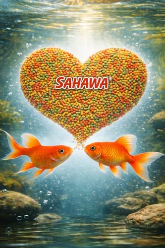 SAHAWA Premium Teichfutter Teichsticks 3-Fach Mix Fischfutter für Teichfische 3-farbig schwimmend 10 Liter Beutel
