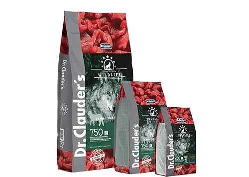 DR.CLAUDER S - Wildlife Natürliches Trockenfutter mit Vitaminen B1 B2 B6 und B12 für ausgewachsene Hunde. Getreidefreies Alleinfutter im Beutel ohne Konservierungsstoffe 2kg Lamm