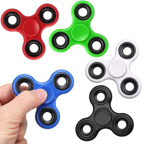 Dilabnda 5er-Pack Fidget Spinner Spielzeug für Kinder Erwachsene Sensorische Fidget Toys Weihnachten Set Spielzeug Zappeln Hand Spinner Finger Tri-Spinner Toy Geschenke für Reduziert Angstzustände