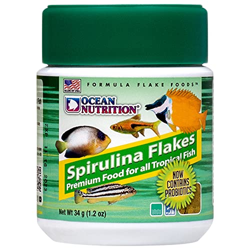 Spirulina-Flocken Fischfutter 34 g