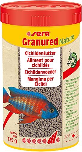  Granured Nature 250 ml 135g   Hauptfutter für kleinere carnivore Cichliden Futter für Malawi Tanganjika
