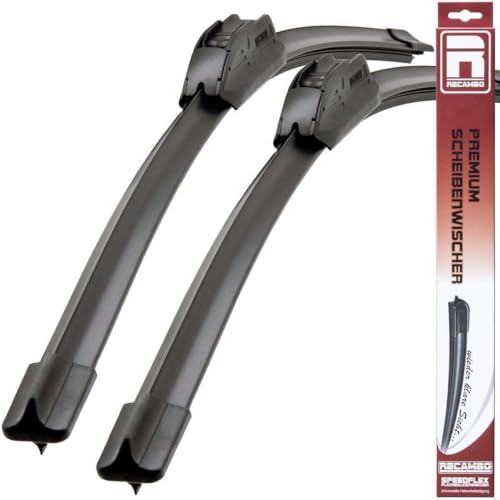 Recambo Scheibenwischer vorne kompatibel für PEUGEOT 206 206 206 CC 206 SW BJ 1998-2012 2er Set 650mm 400mm