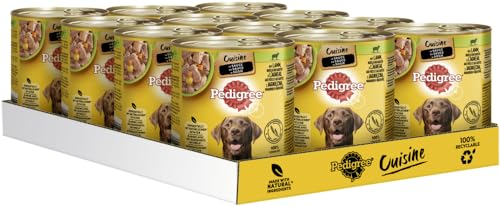 Pedigree Hundedosenfutter - Verschiedene Geschmacksrichtungen 12x800g 12x800g Lamm Nudeln Karotten
