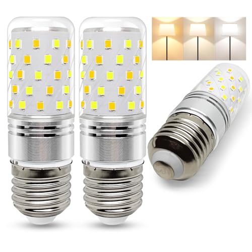 wossluck E27 LED Dreifarbig Glühbirnen 5W Ersetzt 50W Lampe Maiskolben LED E27 Energiespar Leuchtmittel Glühbirne AC 100-265V 3 Stück