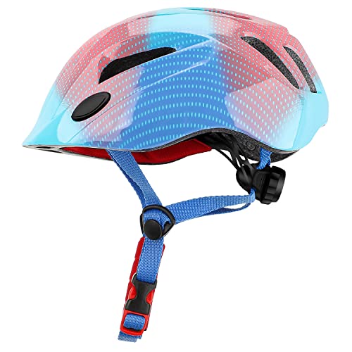 Fahrradhelm Robuster Kinder Helm Verstellbarer Skateboardhelm Radhelm Skaterhelm 52-56CM für Mädchen und Jungs