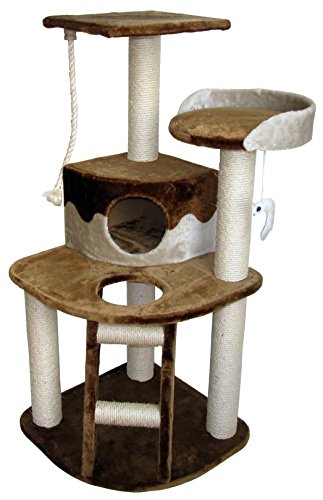 A.K. for Pets 40277 KatzenmÃ¶bel EdelweiÃŸ 50x 50x 120 beige braun