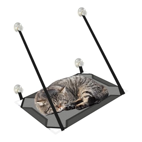 Katzen Fensterliege Bett - Hängematte Fensterplatz Katze Saugknopf Hängesitz Tierbett Für Wohnung Schlafzimmer Studentenwohnheim Zuhause Terrasse Wohnzimmer Schlafzimmer Zuhause