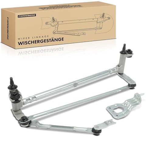 Frankberg 1x Wischergestänge Vorne Kompatibel mit Polo 6C1 6R1 Polo Stufenheck 602 604 612 614 Polo Van 6R Ibiza IV 6J5 6P1 Ibiza IV Sportcoupe 6J1 6P5 Replace 6R1955023A