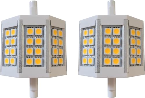 Provance 2x LED Stablampe Lineal Leuchtmittel J78 RX7S Fassung 4W 4Watt 420 Lumen 6500 Kelvin 24 LEDs Glühlampe Glühbirne