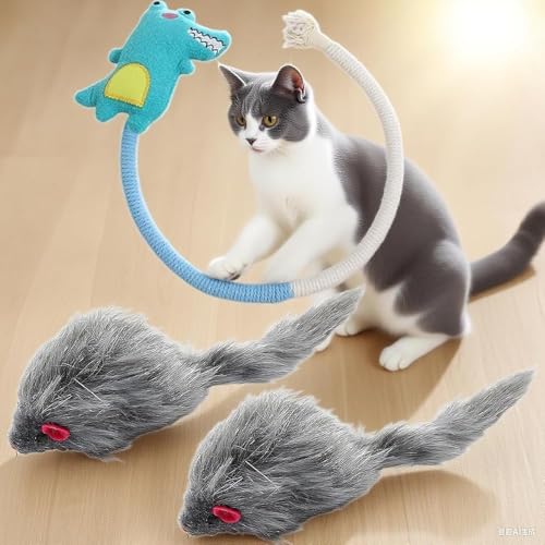 Katzenspielzeug Beißseil Mit Katzenminze 3er Set - Für Kätzchen Katzen Zahnpflege Spielzeug Für Katzen Zur Zahnstein Entfernung Gegen Mundgeruch Selbstbeschäftigung Spielzeug Aus Baumwollseil