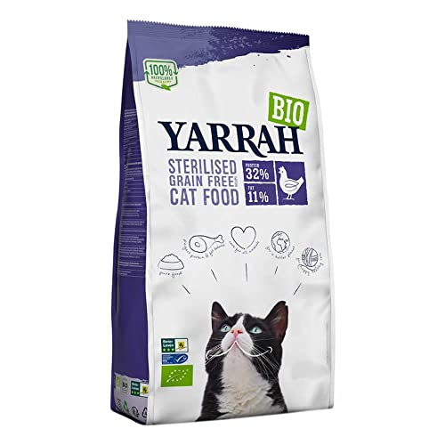 YARRAH Sterilised Grain Free Cat Food Trockenfutter 6kg 1