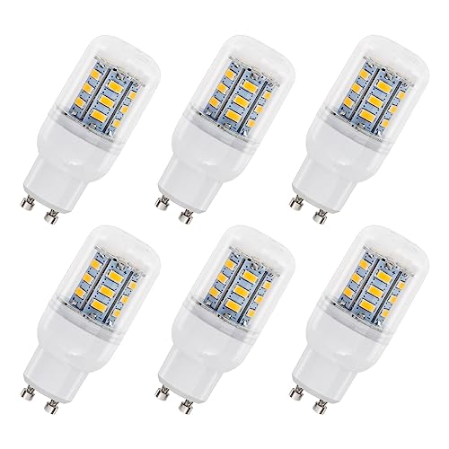 SCNNC LED Leuchtmittel GU10 Röhre 4W 230V 400LM Neutralweiß 4000K Nicht Dimmbar Ersatz 40W Halogenlampen 24 SMD 5730 LED GU10 Röhre für Deckenleuchte Wandleuchte 6 Stück