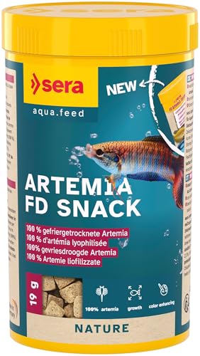  FD Snack 250 ml gefriergetrocknete Salina natürlicher Snack aus 100% salinenkrebse hoher proteinanteil fördert die farbausprägung