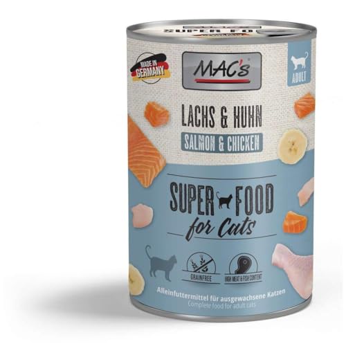 MAC s Cat Lachs Huhn getreidefrei 6 x 400 g